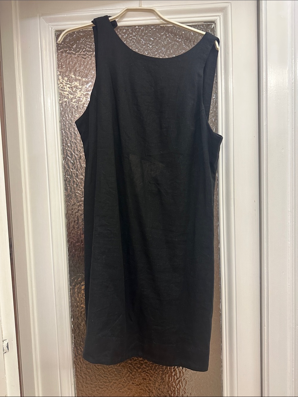 Mango Black Sleeveless Mini Shift Dress
